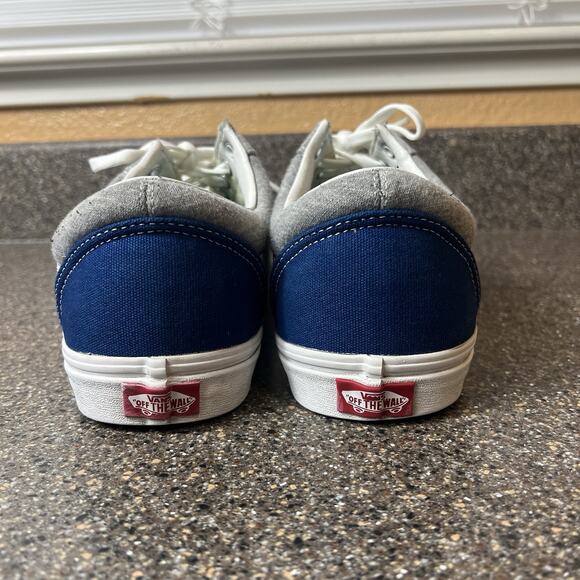 Vans Mens Size 13 Gray/Blue/Green Classic Skater Sneaker Shoe Canvas Lace Up Low - Picture 9 of 11